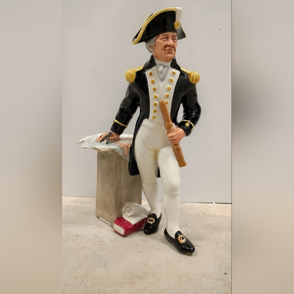 Vintage Royal Dulton Captain Nautical Officer Porcelain Figurine 1930-1960